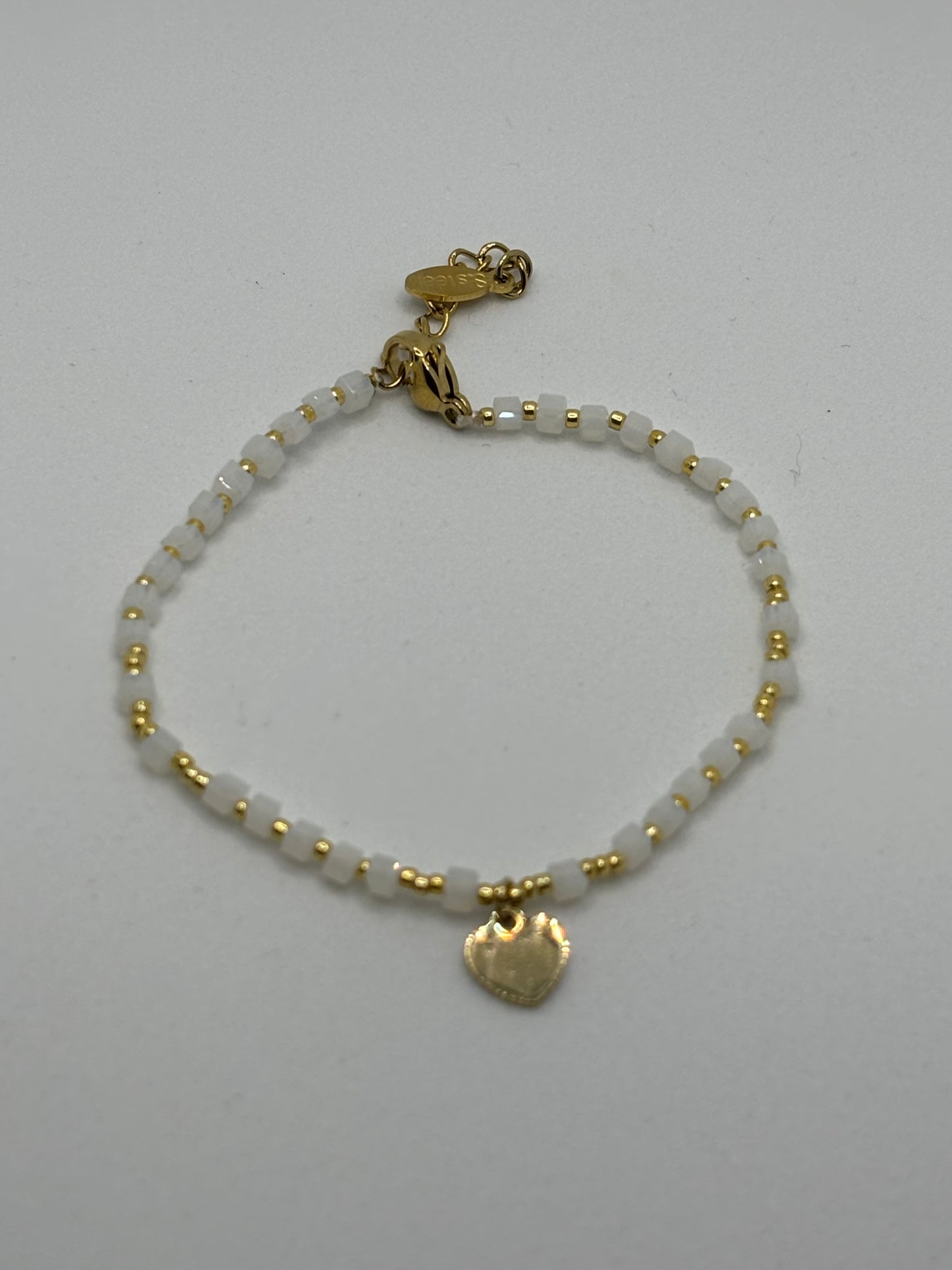 Pulsera blanco nieve